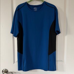 BCG Men's Blue and Black Short Sleeve Tee
